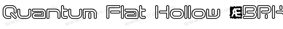 Quantum Flat Hollow (BRK)字体转换